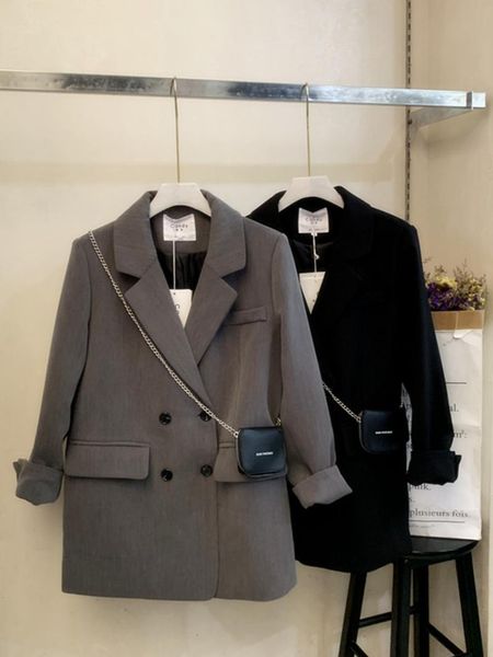 women's trench coats european fashion design turn down collar double breasted medium long loose blazer suit with small bag sm, Tan;black
women's trench coats european fashion design turn down collar double breasted medium long loose blazer suit with small bag sm, Tan;black