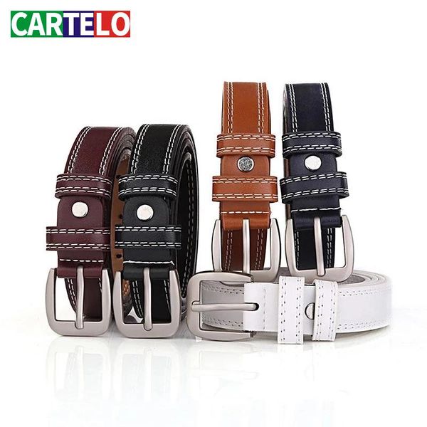 belts cartelo genuine leather ladies fashion retro thin women's belt, designer design with trend student jeans, Black;brown
belts cartelo genuine leather ladies fashion retro thin women's belt, designer design with trend student jeans, Black;brown