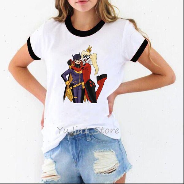 funny harley quinn love catwoman cartoon print tshirts women harajuku kawaii clothes vogue t shirt femme summer t shirt, White
funny harley quinn love catwoman cartoon print tshirts women harajuku kawaii clothes vogue t shirt femme summer t shirt, White