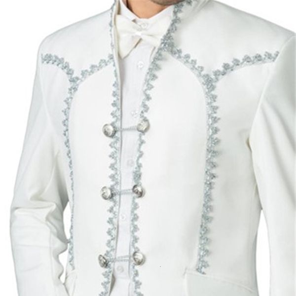 men's suits & blazers personalised wedding suit man in white groom's lapel/prom men 3 pieces (jacket + pants belt) vi2t, White;black
men's suits & blazers personalised wedding suit man in white groom's lapel/prom men 3 pieces (jacket + pants belt) vi2t, White;black