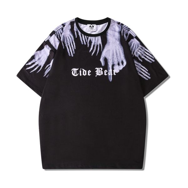 men's t-shirts original letter palms print oversize short sleeve summer tshirts of high-street men crew neck loose cotton t hip hop, White;black
men's t-shirts original letter palms print oversize short sleeve summer tshirts of high-street men crew neck loose cotton t hip hop, White;black