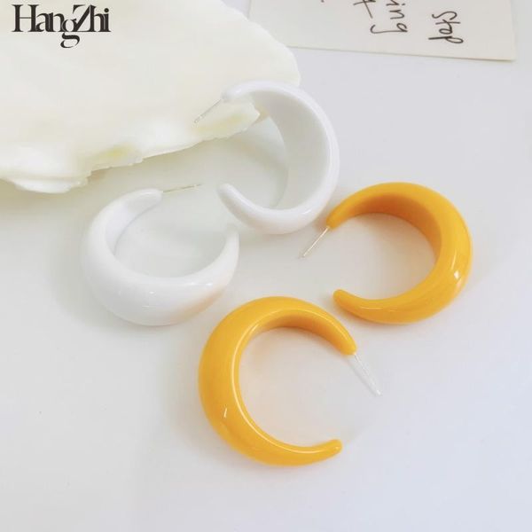 hoop & huggie korean retro fluorescent color geometric semicircle c type acrylic cream white circle wide women earrings jewelry, Golden;silver
hoop & huggie korean retro fluorescent color geometric semicircle c type acrylic cream white circle wide women earrings jewelry, Golden;silver