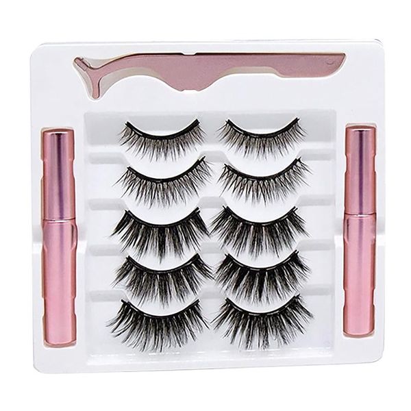 false eyelashes 5 pairs magnetic waterproof set and no glue 3d lashes look natural reusable
false eyelashes 5 pairs magnetic waterproof set and no glue 3d lashes look natural reusable