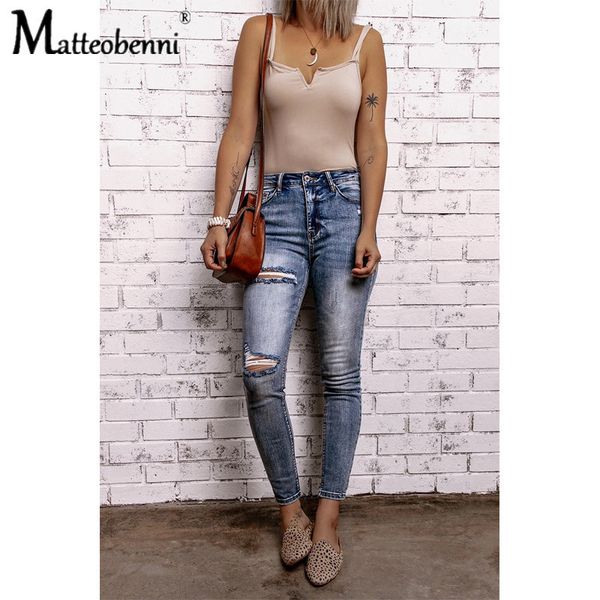 2021 new fashion womens stretch ny ripped hole washed denim jeans female slim jeggings high waist casual pencil pants trousers vsys, Blue
2021 new fashion womens stretch ny ripped hole washed denim jeans female slim jeggings high waist casual pencil pants trousers vsys, Blue
