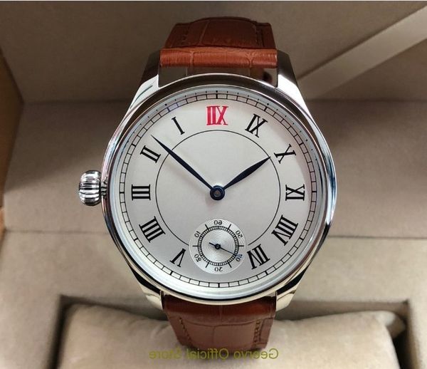 44mm geervo asian 6498 17 jewels hand wind movement men's watch roman mechanical watches gr222-8, Slivery;brown
44mm geervo asian 6498 17 jewels hand wind movement men's watch roman mechanical watches gr222-8, Slivery;brown