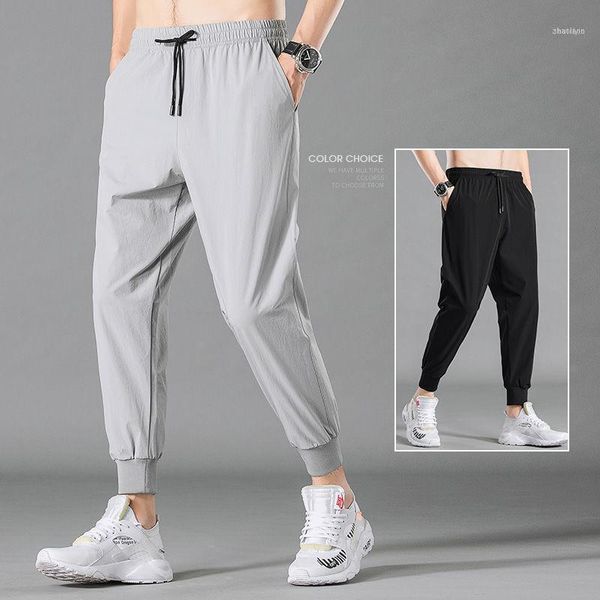joggers men summer thin sports pants streetwear casual fashion black grey elastic waist ankle-length1
joggers men summer thin sports pants streetwear casual fashion black grey elastic waist ankle-length1