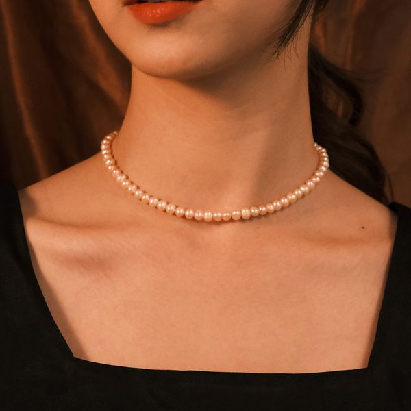 ins style simple imitate pearl choker for women fashion jewelry bridesmaid chain necklace, Silver
ins style simple imitate pearl choker for women fashion jewelry bridesmaid chain necklace, Silver