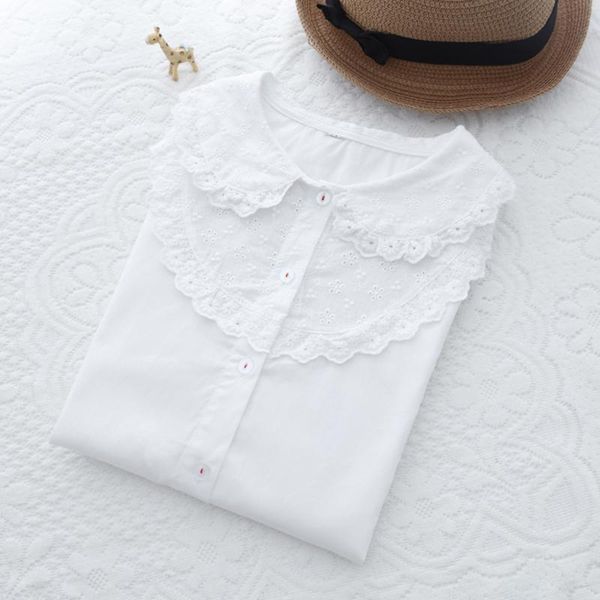 women's blouses & shirts autumn white blouse women vintage embroidery lace ladies slim casual long sleeve cotton blusas sf364
women's blouses & shirts autumn white blouse women vintage embroidery lace ladies slim casual long sleeve cotton blusas sf364