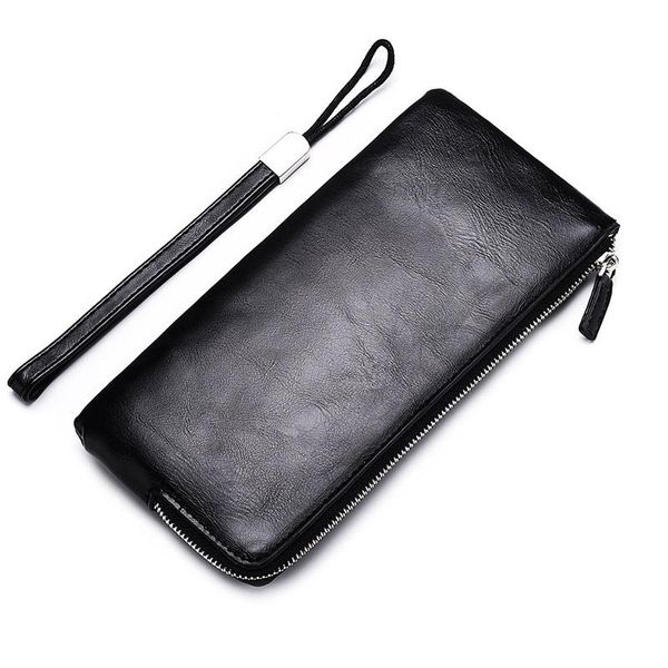 wallets men luxury long design card holder leather male wallet quality passport cover fashion casual mens purse zipper, Red;black
wallets men luxury long design card holder leather male wallet quality passport cover fashion casual mens purse zipper, Red;black
