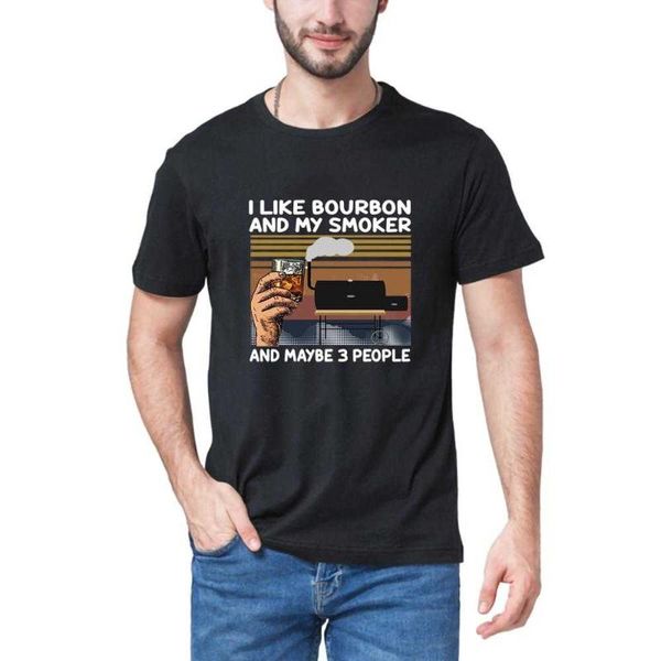 men's t-shirts i like bourbon and my smoker maybe 3 people wine funny mens 100% cotton tee t shirt humor gift womens streetwear 3xl, White;black
men's t-shirts i like bourbon and my smoker maybe 3 people wine funny mens 100% cotton tee t shirt humor gift womens streetwear 3xl, White;black