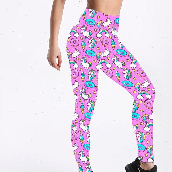 women unicorn donut leggings super soft peachskin leggin elastic waist digital print os tc size buttery fitness pants trousers, Black
women unicorn donut leggings super soft peachskin leggin elastic waist digital print os tc size buttery fitness pants trousers, Black