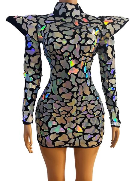 new singer costume mirror dresses for women multicolor long sleeve prom birthday party outfits nightclub stage wear vdb3078, Black;red
new singer costume mirror dresses for women multicolor long sleeve prom birthday party outfits nightclub stage wear vdb3078, Black;red