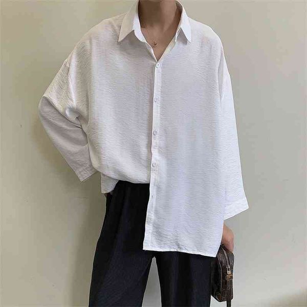 men's casual shirts summer ice silk fabric white shirt male sunscreen clothes french cuff mens brand fashion trend plus size -2xl, White;black
men's casual shirts summer ice silk fabric white shirt male sunscreen clothes french cuff mens brand fashion trend plus size -2xl, White;black