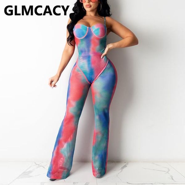 two pieces sets women tie dye printed spaghetti strap romper & bodycon pants 210702, White
two pieces sets women tie dye printed spaghetti strap romper & bodycon pants 210702, White