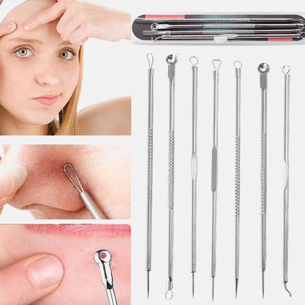 cleaning cloths 4 5 7 pcs stainless steel blackhead remover tool whitehead pimple spot comedone acne extractor face kit
cleaning cloths 4 5 7 pcs stainless steel blackhead remover tool whitehead pimple spot comedone acne extractor face kit