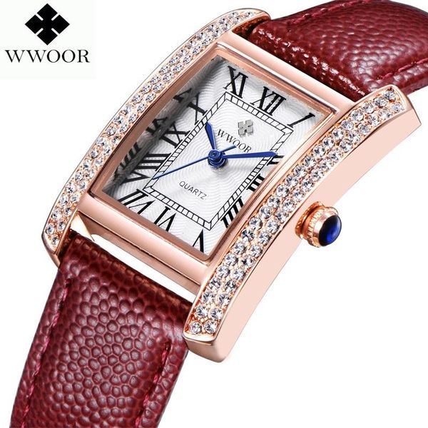 wristwatches wwoor 2021 brand fashion women watches quartz watch diamonds dress ladies casual crystal sports wristwatch leather strap red, Slivery;brown
wristwatches wwoor 2021 brand fashion women watches quartz watch diamonds dress ladies casual crystal sports wristwatch leather strap red, Slivery;brown