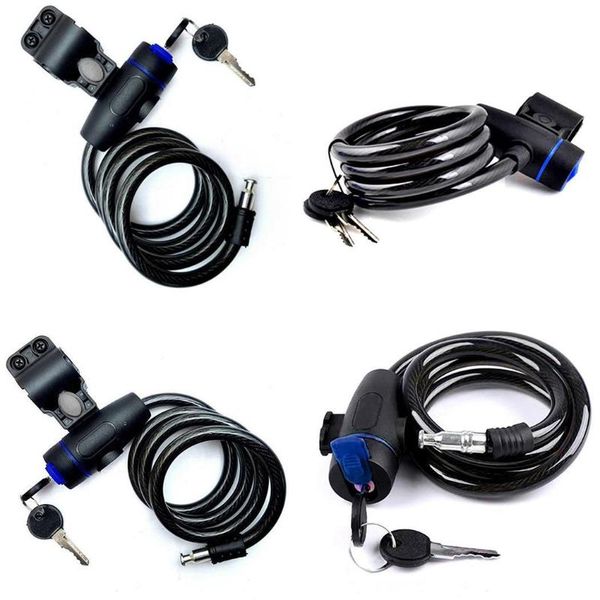 bike locks mountain battery car road folding 0.28kg flexibility black cable bicycle lock kit
bike locks mountain battery car road folding 0.28kg flexibility black cable bicycle lock kit