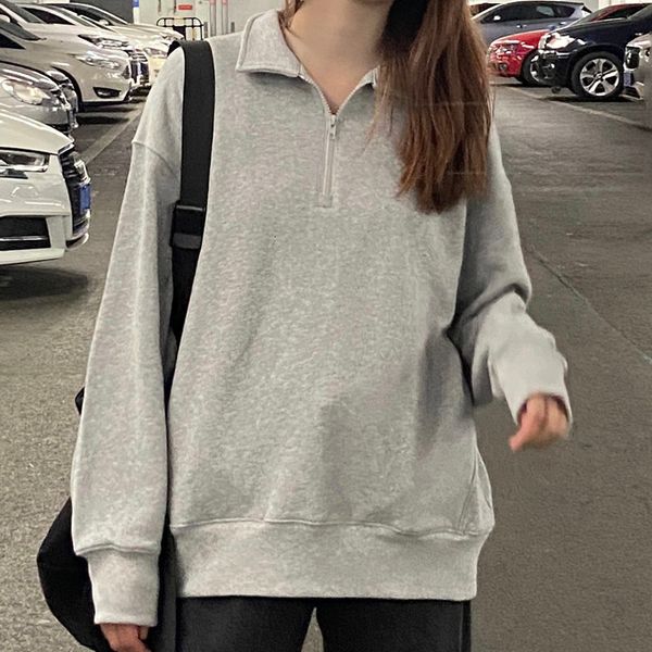 2021 new autumn college style polo collar zipper pullover loose wild long-sleeved sweatshirt fashion jacket women 3dfx, Black
2021 new autumn college style polo collar zipper pullover loose wild long-sleeved sweatshirt fashion jacket women 3dfx, Black