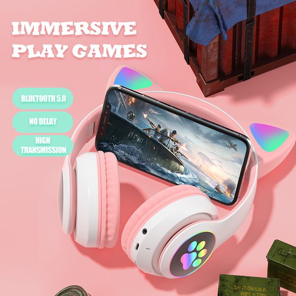 eison cat ears bluetooth headphones gaming headsets cute led flash light wireless earphones with microphone for xiaomi iphone
eison cat ears bluetooth headphones gaming headsets cute led flash light wireless earphones with microphone for xiaomi iphone