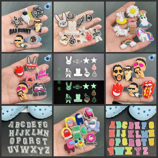 wholesale cute cartoon rabbit stars eyesball alphabet pvc shoe charms decorations shoe buckles glow luminous buckles fit bracelets croc jibz, White;pink
wholesale cute cartoon rabbit stars eyesball alphabet pvc shoe charms decorations shoe buckles glow luminous buckles fit bracelets croc jibz, White;pink