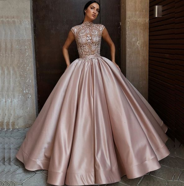 2021 new elegant beads ball gown evening es satin jewel neck lace cap sleeves dusty pink formal long party prom gowns ipli, Black;red
2021 new elegant beads ball gown evening es satin jewel neck lace cap sleeves dusty pink formal long party prom gowns ipli, Black;red