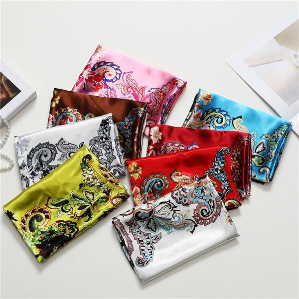 scarves 2021 summer lady square scarf women bandana hair band wraps shawl silk large head hijab headband female foulard, Blue;gray
scarves 2021 summer lady square scarf women bandana hair band wraps shawl silk large head hijab headband female foulard, Blue;gray