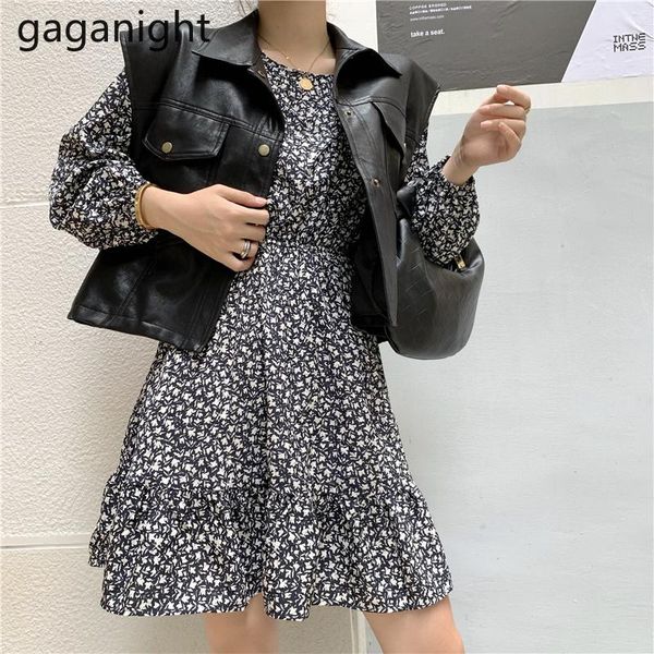 women's vests gaganight vintage fashion women two pieces set pu leather loose vest floral mini short slim dress lady suit outfits drop, Black;white
women's vests gaganight vintage fashion women two pieces set pu leather loose vest floral mini short slim dress lady suit outfits drop, Black;white