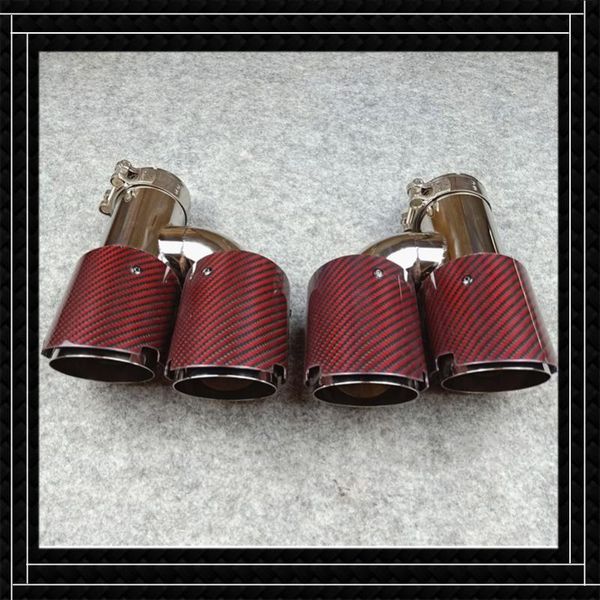 motorcycle exhaust system car universal stainless steel tip y model twill glossy red carbon fiber dual pipe 1 pair style muffler tips
motorcycle exhaust system car universal stainless steel tip y model twill glossy red carbon fiber dual pipe 1 pair style muffler tips
