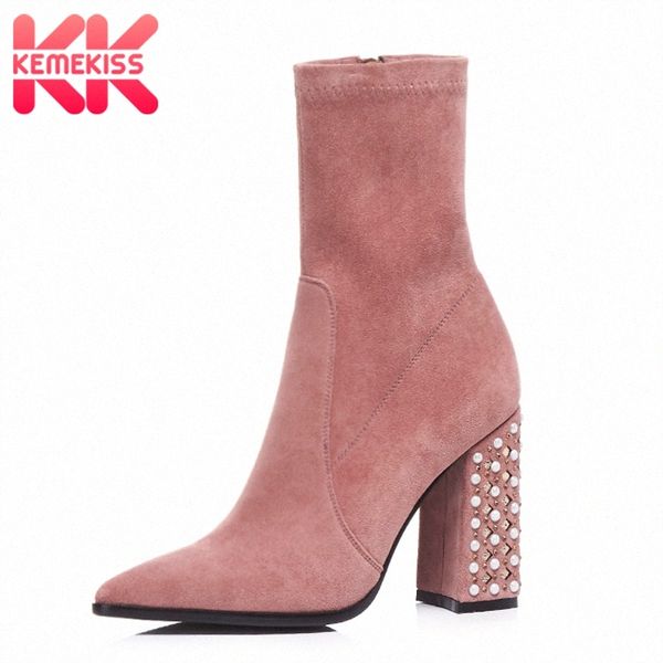 kemekiss size 33 43 woman winter shoes short boots winter warm shoes ladies beads thick heel fashion footwear k3mp#, Black
kemekiss size 33 43 woman winter shoes short boots winter warm shoes ladies beads thick heel fashion footwear k3mp#, Black