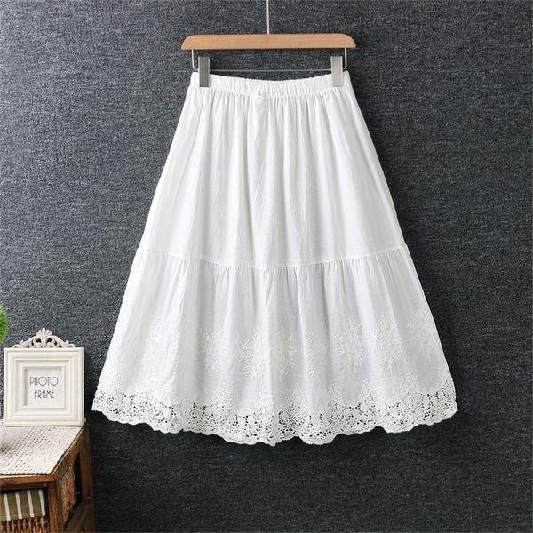 hollow out patchwork cotton embroidery elastic waist a-line skirt mori girl spring 210310, Black
hollow out patchwork cotton embroidery elastic waist a-line skirt mori girl spring 210310, Black