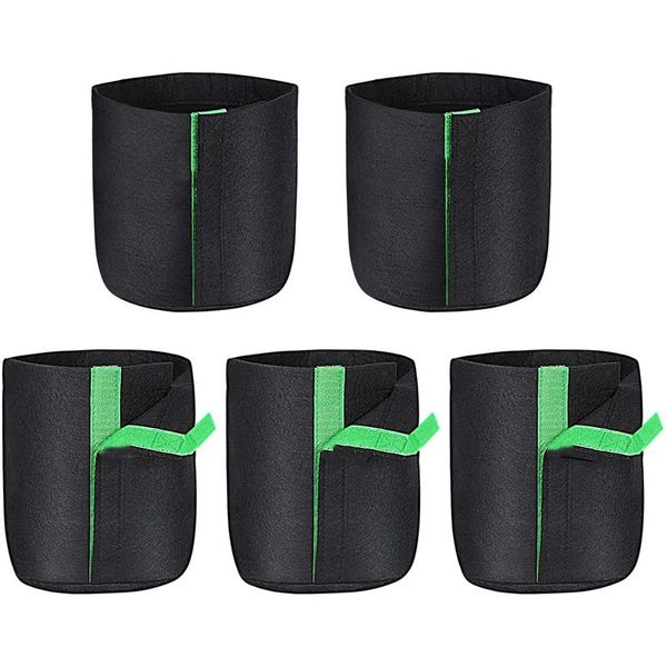 planters & pots 2 gallon grow bags, fabric with self-adhesive sides for transplanting garden vegetables potato flower plant 5pcs
planters & pots 2 gallon grow bags, fabric with self-adhesive sides for transplanting garden vegetables potato flower plant 5pcs