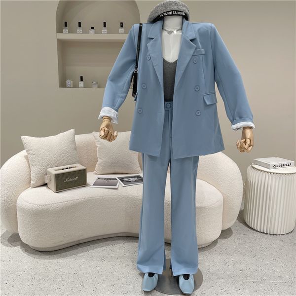 spring summer fashion attire female leisure double breasted suit pants of two pieces cuz2, White;black
spring summer fashion attire female leisure double breasted suit pants of two pieces cuz2, White;black