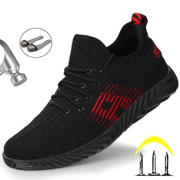 boots breathable work safety boot steel toe shoes men anti-puncture sneakers indestructible footwear 46, Black
boots breathable work safety boot steel toe shoes men anti-puncture sneakers indestructible footwear 46, Black