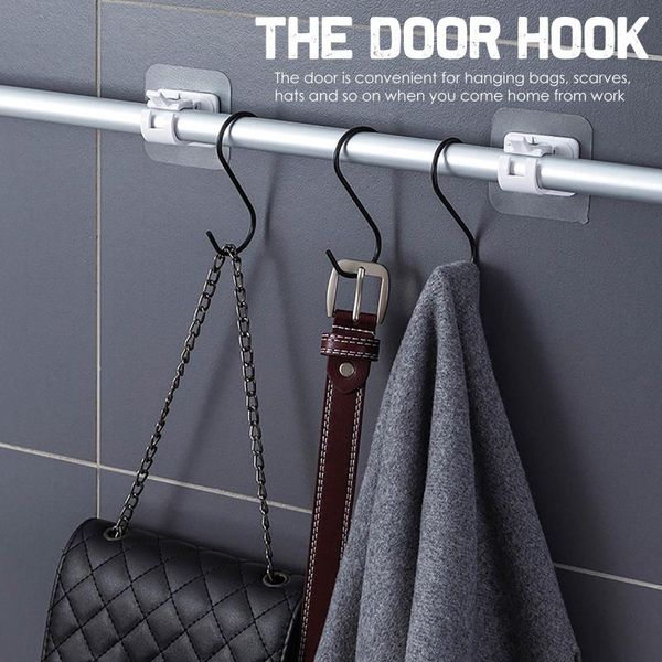 hooks & rails hanging pole clip punching holder hook clamp bracket for towel hanger wall racks
hooks & rails hanging pole clip punching holder hook clamp bracket for towel hanger wall racks