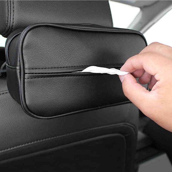 new universal car armrest sun visor pu leather tissue box carton storage bag interior supplies
new universal car armrest sun visor pu leather tissue box carton storage bag interior supplies