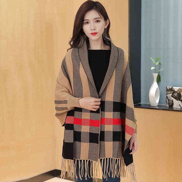 zjzll 2021 wholesale knit classic plaid cloak warm custom winter capes scarves shawls cashmere pashmina wraps women poncho y1122, Blue;gray
zjzll 2021 wholesale knit classic plaid cloak warm custom winter capes scarves shawls cashmere pashmina wraps women poncho y1122, Blue;gray