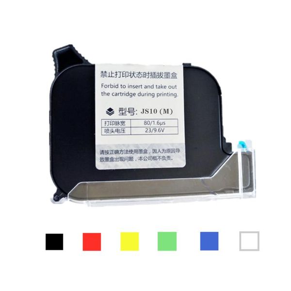 ink cartridges 65ml quick-drying compatible cartridge 2588 for 25.4 mm handheld inkjet printer black red blue green yellow 
ink cartridges 65ml quick-drying compatible cartridge 2588 for 25.4 mm handheld inkjet printer black red blue green yellow