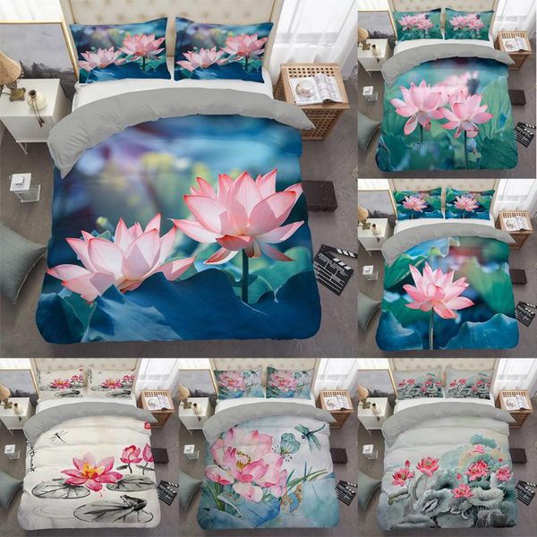 bedding sets lotus pattern printed set duvet cover single double full twin king size comforter bedroom decor
bedding sets lotus pattern printed set duvet cover single double full twin king size comforter bedroom decor