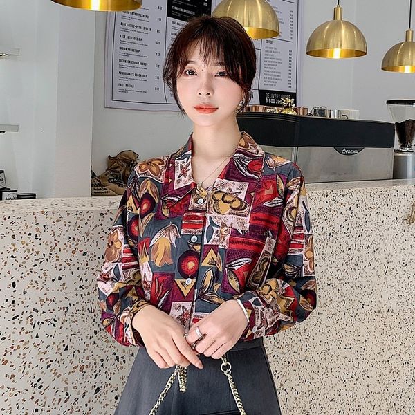 2021 new autumn new fashion chiffon women's shirt printed women's and women's blouses hh7z, Black
2021 new autumn new fashion chiffon women's shirt printed women's and women's blouses hh7z, Black