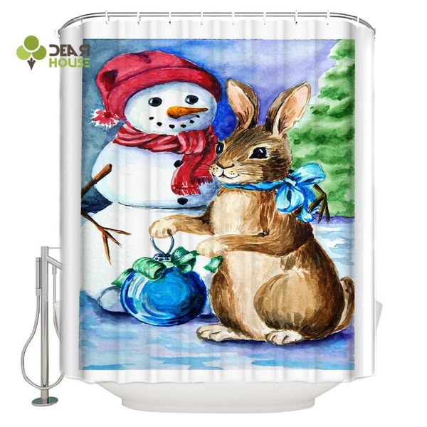 shower curtains dearhouse curtain merry christams rabbits and snowman bathroom home decoration
shower curtains dearhouse curtain merry christams rabbits and snowman bathroom home decoration