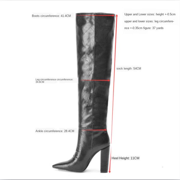 2021 european and style thick heel fashion pointed heels big size tall tube women's winter boots jur4, Black
2021 european and style thick heel fashion pointed heels big size tall tube women's winter boots jur4, Black