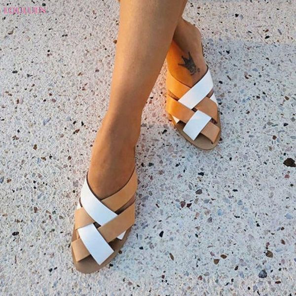 slippers 2021 slipper women summer cross sandals mixed color flat bottom roman fish mouth shoes multi size 35- 43 drop #0429, Black
slippers 2021 slipper women summer cross sandals mixed color flat bottom roman fish mouth shoes multi size 35- 43 drop #0429, Black