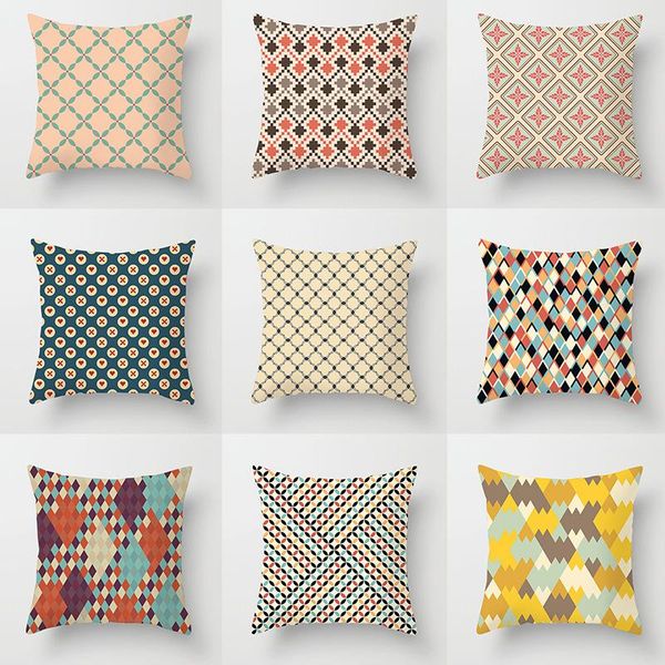 cushion/decorative pillow plaid color matching geometric pillowcase sofa office cushion home decoration accessories
cushion/decorative pillow plaid color matching geometric pillowcase sofa office cushion home decoration accessories