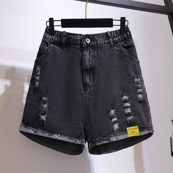 plus size pants big sister korean loose ripped black denim shorts female summer style women's clothing 6xl
plus size pants big sister korean loose ripped black denim shorts female summer style women's clothing 6xl