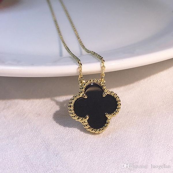 2021 fashion jewelry 18k gold necklace black and white red green four leaf flower shell agate 925 silver necklace clover buckle
2021 fashion jewelry 18k gold necklace black and white red green four leaf flower shell agate 925 silver necklace clover buckle