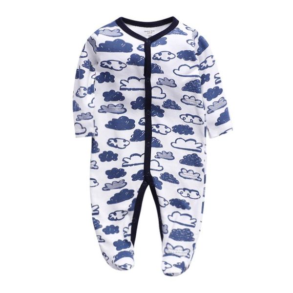 footies baby romper long sleeves 100% cotton comfortable pajamas cartoon printed born boy girl clothes, Blue
footies baby romper long sleeves 100% cotton comfortable pajamas cartoon printed born boy girl clothes, Blue