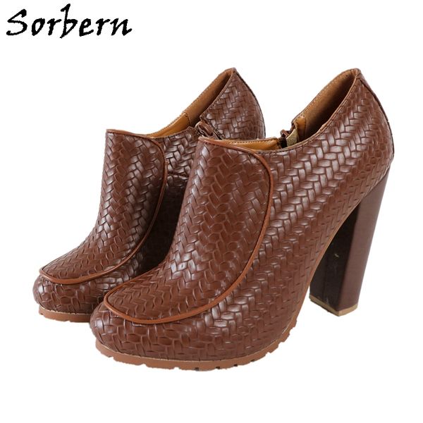 sorbern coffee waved women pumps shoes block high heel side zipper cute rund toe slip on chunky heeled custom colors rubber sole, Black
sorbern coffee waved women pumps shoes block high heel side zipper cute rund toe slip on chunky heeled custom colors rubber sole, Black