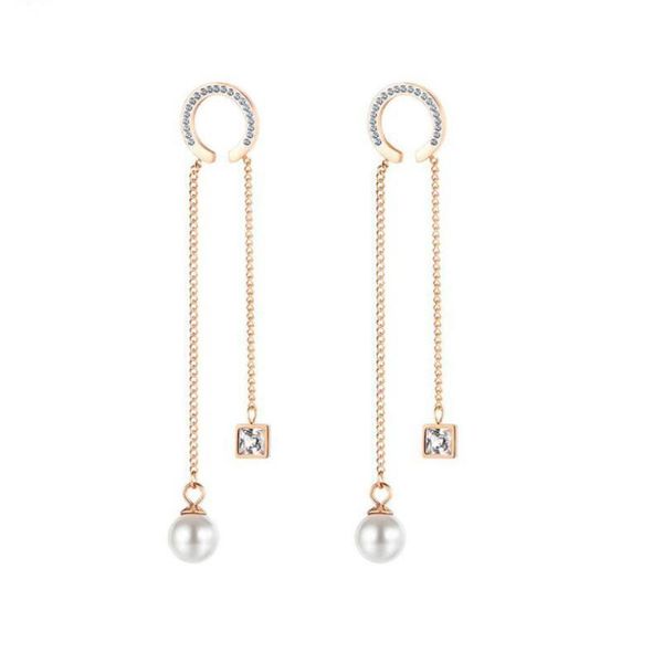 dangle & chandelier stainless steel rose gold cubic zirconic drop earrings women artificial pearl fashion delicate gift for him, Silver
dangle & chandelier stainless steel rose gold cubic zirconic drop earrings women artificial pearl fashion delicate gift for him, Silver