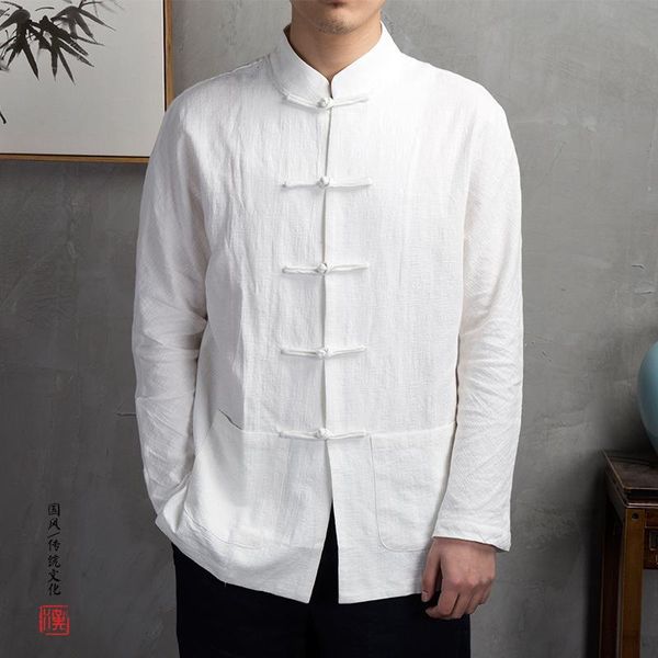 ethnic clothing autumn tang suit men long-sleeved hanfu chinese style jacket tunic retro disc button shirt 2021, Red
ethnic clothing autumn tang suit men long-sleeved hanfu chinese style jacket tunic retro disc button shirt 2021, Red