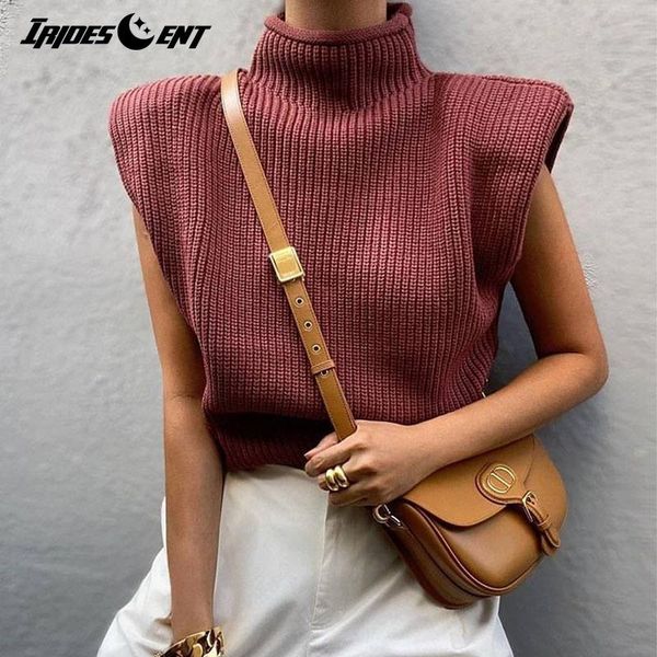 women's vests turtleneck sleeveless women vest sweater solid color shoulder pads pullover knitted loose autumn winter casual jumper, Black;white
women's vests turtleneck sleeveless women vest sweater solid color shoulder pads pullover knitted loose autumn winter casual jumper, Black;white